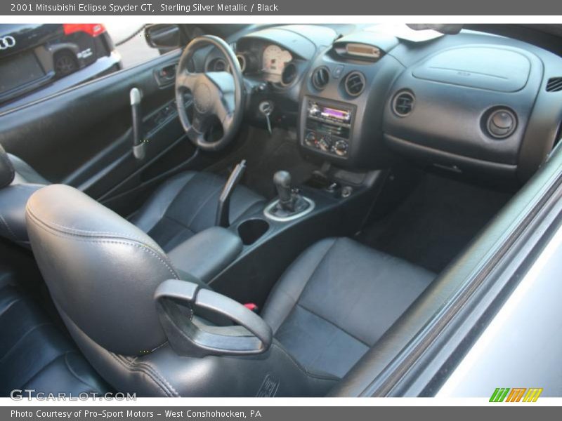 Sterling Silver Metallic / Black 2001 Mitsubishi Eclipse Spyder GT