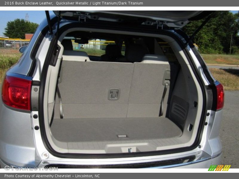 Quicksilver Metallic / Light Titanium/Dark Titanium 2016 Buick Enclave Leather