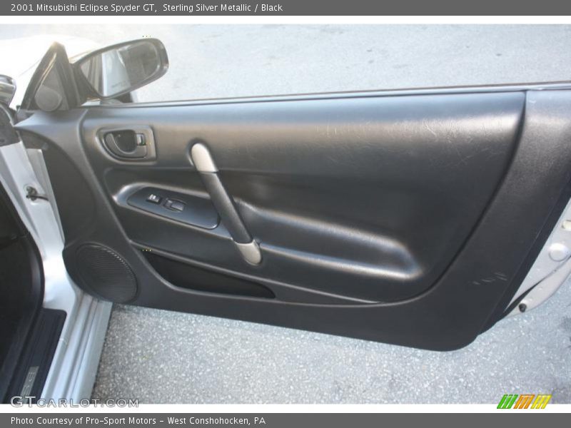 Sterling Silver Metallic / Black 2001 Mitsubishi Eclipse Spyder GT