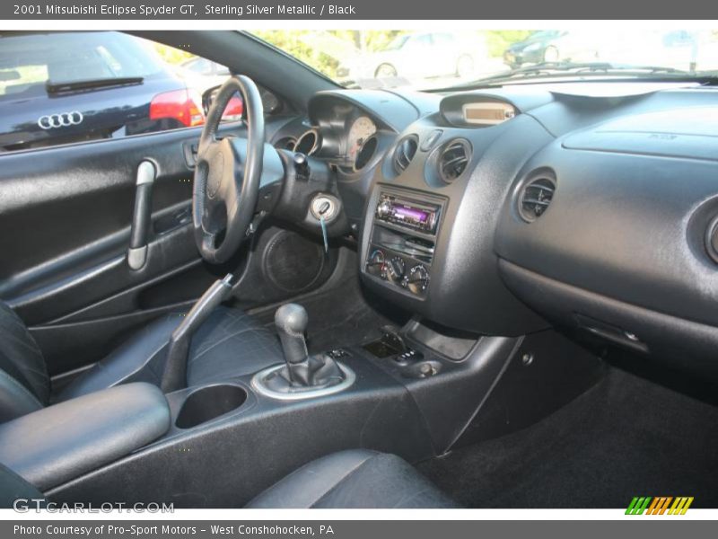 Sterling Silver Metallic / Black 2001 Mitsubishi Eclipse Spyder GT