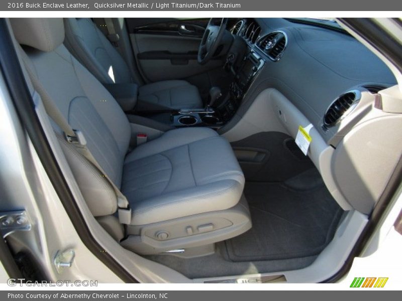 Quicksilver Metallic / Light Titanium/Dark Titanium 2016 Buick Enclave Leather