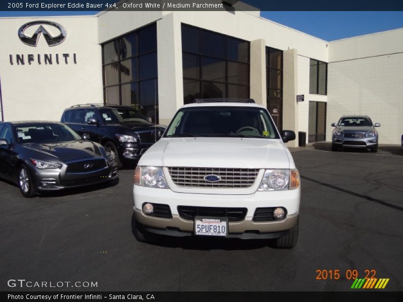 Oxford White / Medium Parchment 2005 Ford Explorer Eddie Bauer 4x4