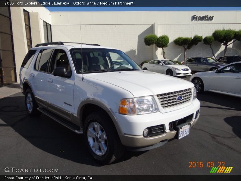 Oxford White / Medium Parchment 2005 Ford Explorer Eddie Bauer 4x4