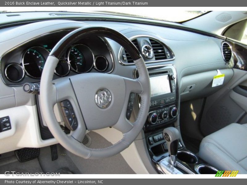 Quicksilver Metallic / Light Titanium/Dark Titanium 2016 Buick Enclave Leather