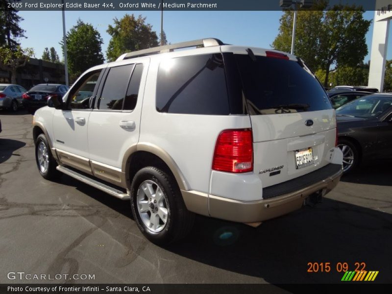 Oxford White / Medium Parchment 2005 Ford Explorer Eddie Bauer 4x4