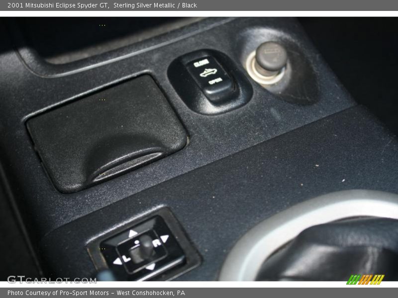 Sterling Silver Metallic / Black 2001 Mitsubishi Eclipse Spyder GT