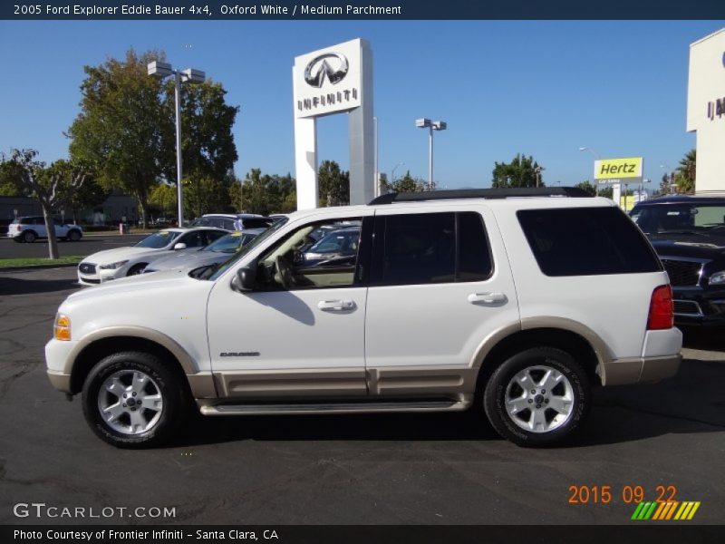 Oxford White / Medium Parchment 2005 Ford Explorer Eddie Bauer 4x4