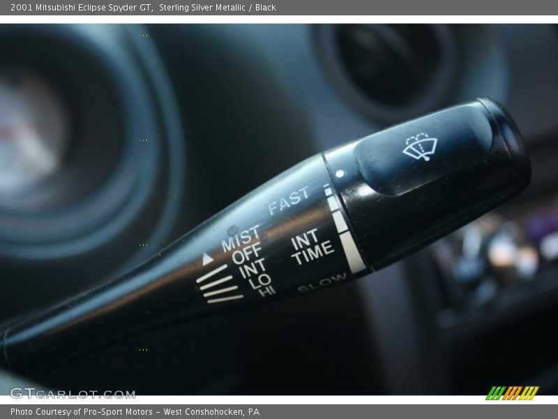 Sterling Silver Metallic / Black 2001 Mitsubishi Eclipse Spyder GT