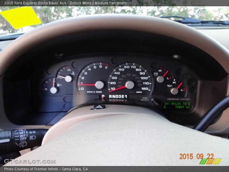 Oxford White / Medium Parchment 2005 Ford Explorer Eddie Bauer 4x4