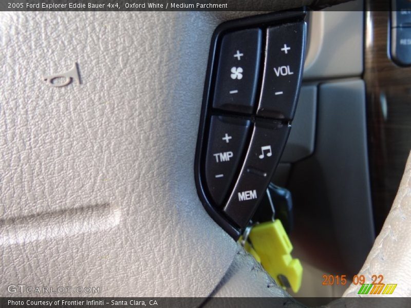 Oxford White / Medium Parchment 2005 Ford Explorer Eddie Bauer 4x4