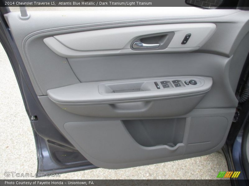 Atlantis Blue Metallic / Dark Titanium/Light Titanium 2014 Chevrolet Traverse LS