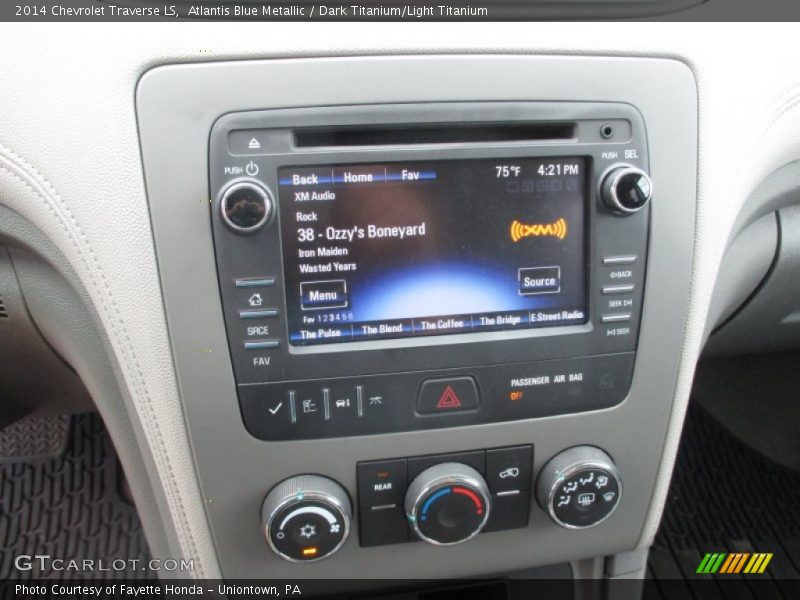 Atlantis Blue Metallic / Dark Titanium/Light Titanium 2014 Chevrolet Traverse LS