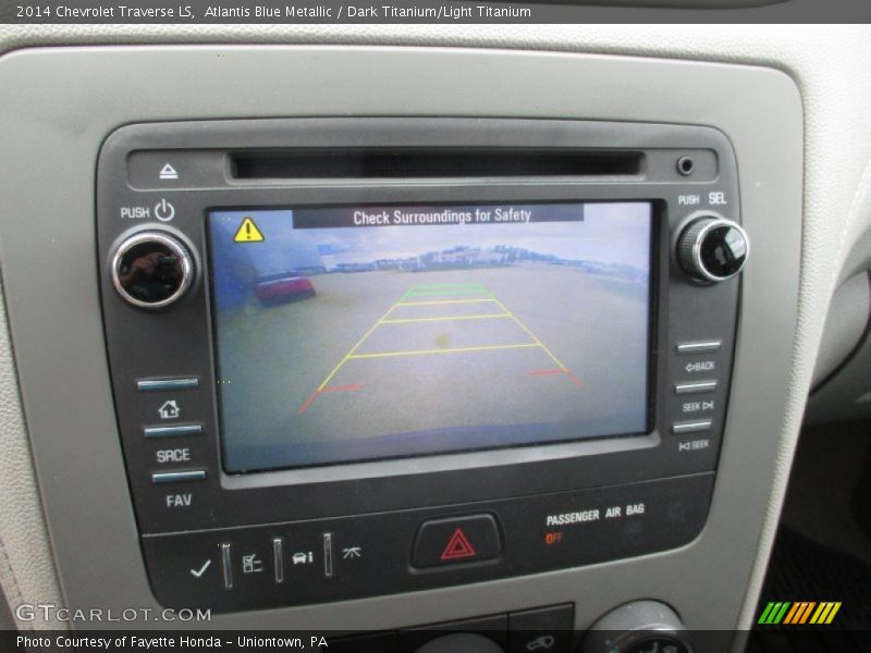 Atlantis Blue Metallic / Dark Titanium/Light Titanium 2014 Chevrolet Traverse LS