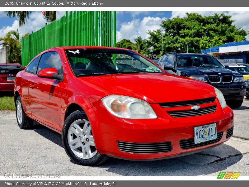 Victory Red / Ebony 2005 Chevrolet Cobalt LS Coupe