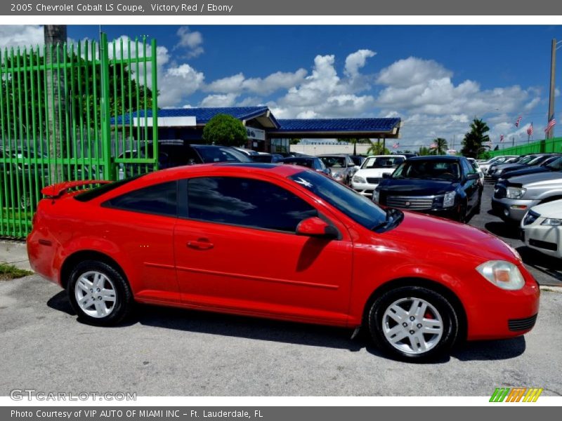 Victory Red / Ebony 2005 Chevrolet Cobalt LS Coupe