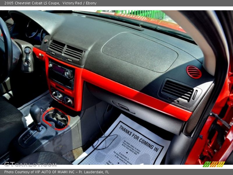 Victory Red / Ebony 2005 Chevrolet Cobalt LS Coupe