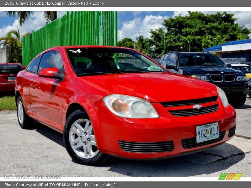 Victory Red / Ebony 2005 Chevrolet Cobalt LS Coupe
