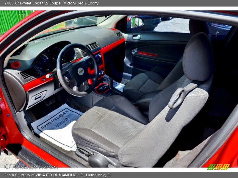 Victory Red / Ebony 2005 Chevrolet Cobalt LS Coupe