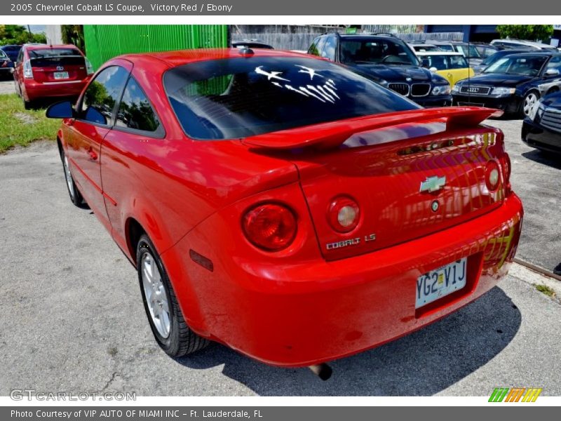 Victory Red / Ebony 2005 Chevrolet Cobalt LS Coupe