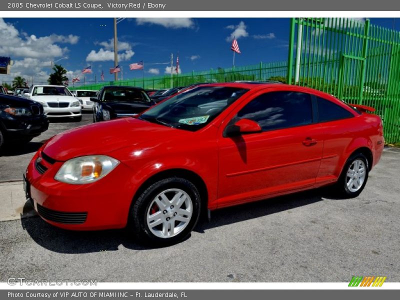 Victory Red / Ebony 2005 Chevrolet Cobalt LS Coupe