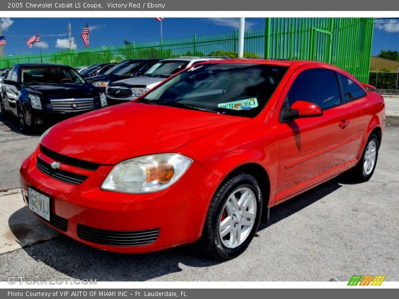 Victory Red / Ebony 2005 Chevrolet Cobalt LS Coupe