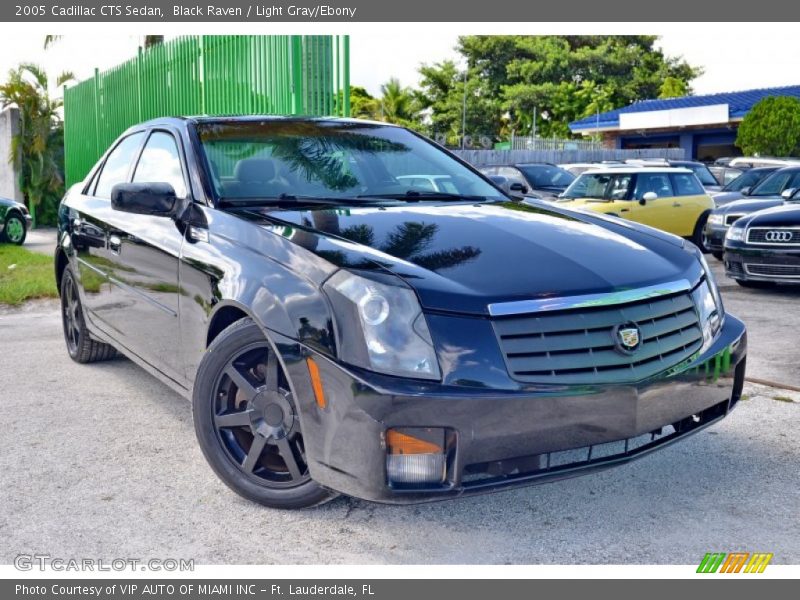 Black Raven / Light Gray/Ebony 2005 Cadillac CTS Sedan