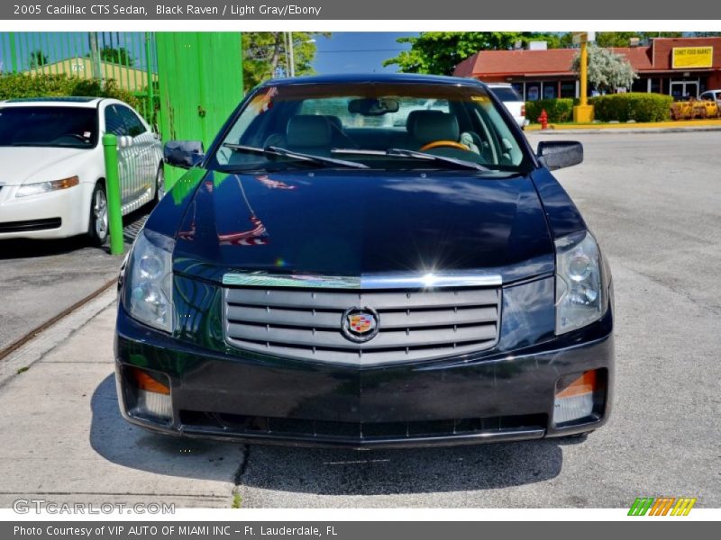 Black Raven / Light Gray/Ebony 2005 Cadillac CTS Sedan