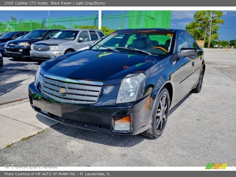 Black Raven / Light Gray/Ebony 2005 Cadillac CTS Sedan