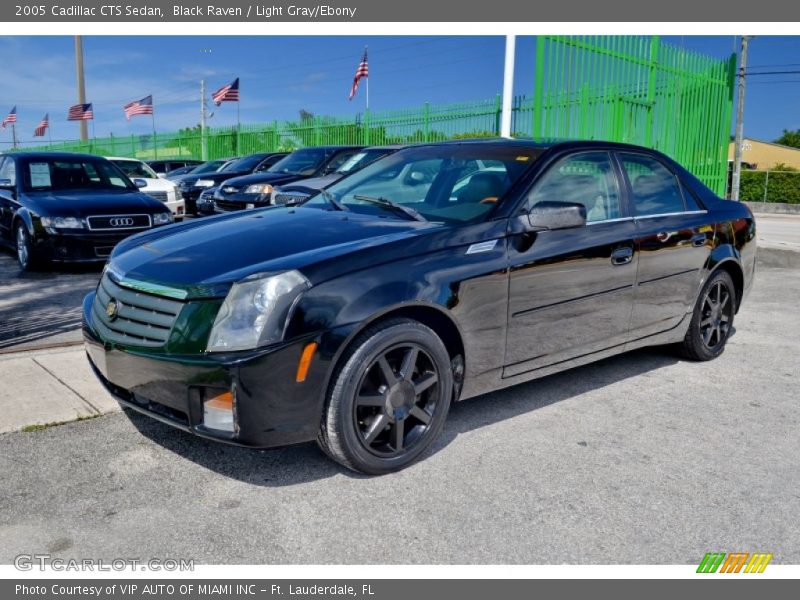 Black Raven / Light Gray/Ebony 2005 Cadillac CTS Sedan