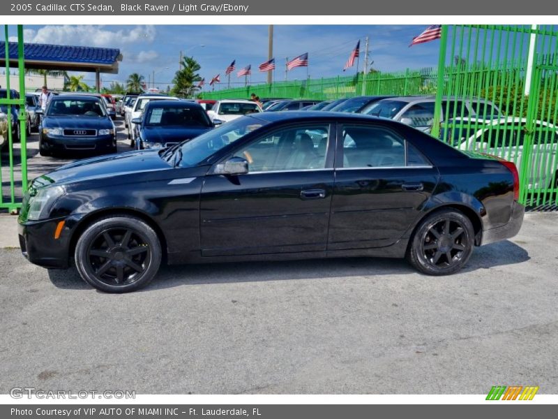 Black Raven / Light Gray/Ebony 2005 Cadillac CTS Sedan