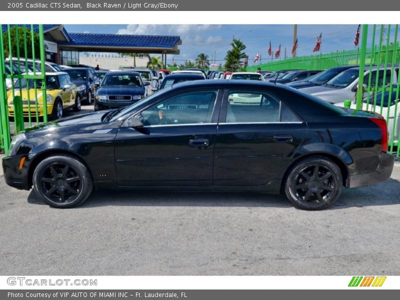 Black Raven / Light Gray/Ebony 2005 Cadillac CTS Sedan