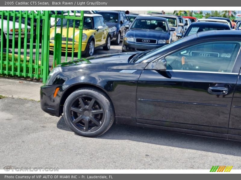 Black Raven / Light Gray/Ebony 2005 Cadillac CTS Sedan
