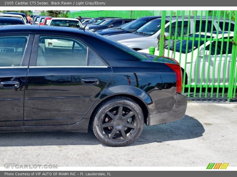 Black Raven / Light Gray/Ebony 2005 Cadillac CTS Sedan