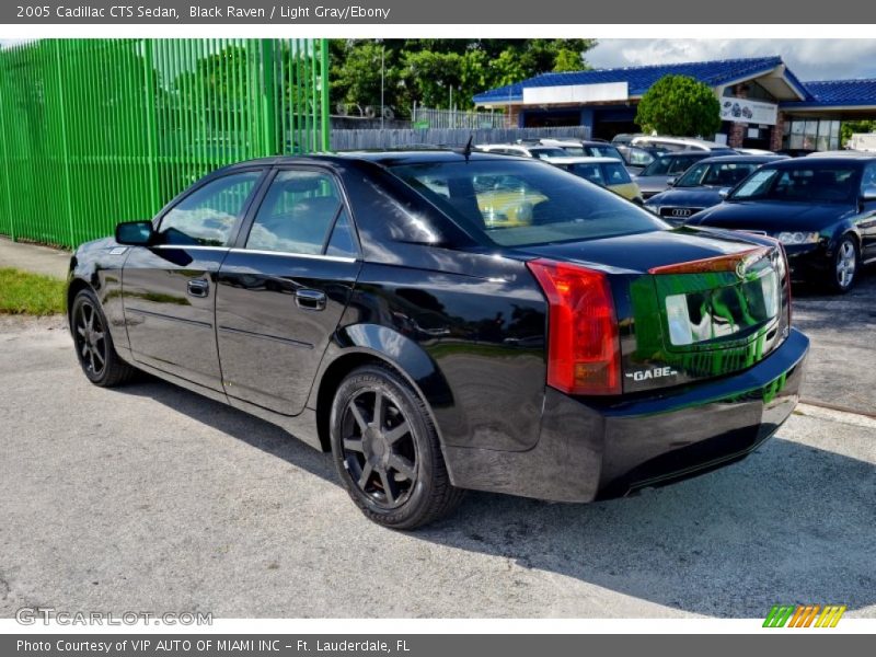 Black Raven / Light Gray/Ebony 2005 Cadillac CTS Sedan