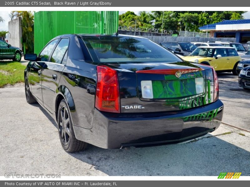 Black Raven / Light Gray/Ebony 2005 Cadillac CTS Sedan