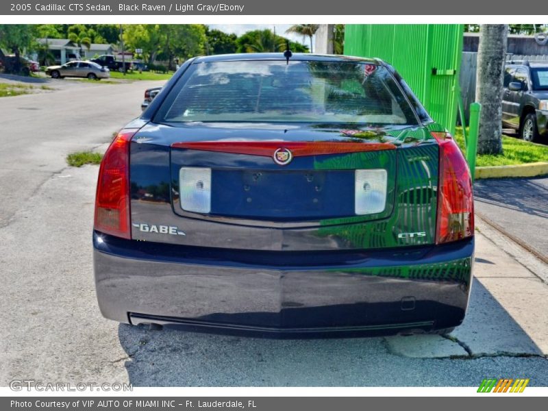 Black Raven / Light Gray/Ebony 2005 Cadillac CTS Sedan
