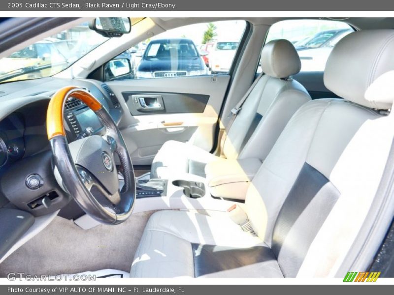 Black Raven / Light Gray/Ebony 2005 Cadillac CTS Sedan