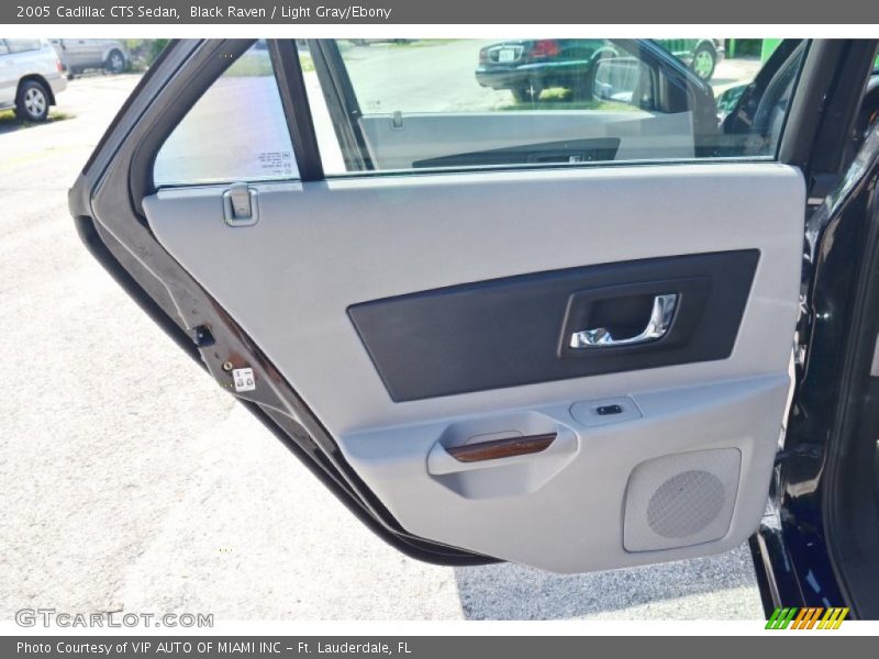 Black Raven / Light Gray/Ebony 2005 Cadillac CTS Sedan