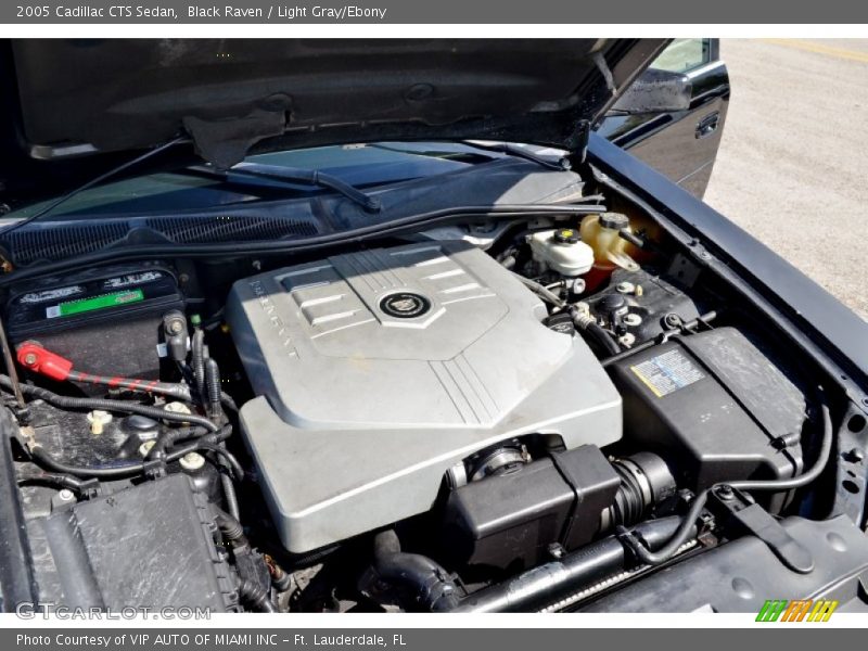 Black Raven / Light Gray/Ebony 2005 Cadillac CTS Sedan