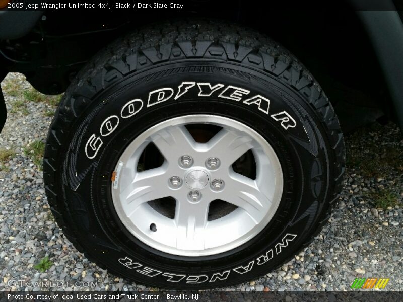 Black / Dark Slate Gray 2005 Jeep Wrangler Unlimited 4x4