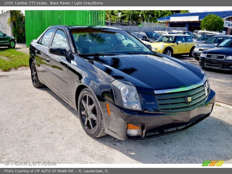 Black Raven / Light Gray/Ebony 2005 Cadillac CTS Sedan