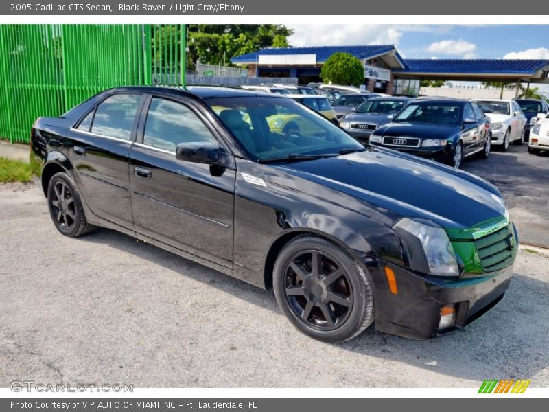 Black Raven / Light Gray/Ebony 2005 Cadillac CTS Sedan