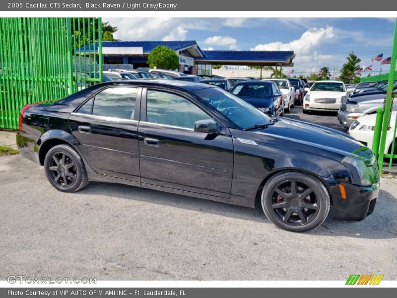 Black Raven / Light Gray/Ebony 2005 Cadillac CTS Sedan