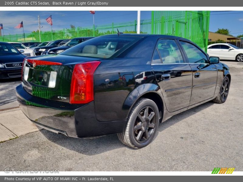 Black Raven / Light Gray/Ebony 2005 Cadillac CTS Sedan
