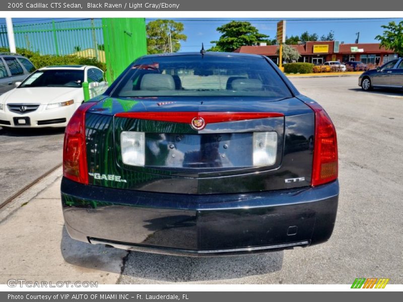 Black Raven / Light Gray/Ebony 2005 Cadillac CTS Sedan