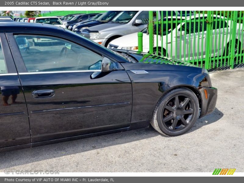 Black Raven / Light Gray/Ebony 2005 Cadillac CTS Sedan