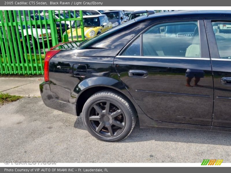 Black Raven / Light Gray/Ebony 2005 Cadillac CTS Sedan