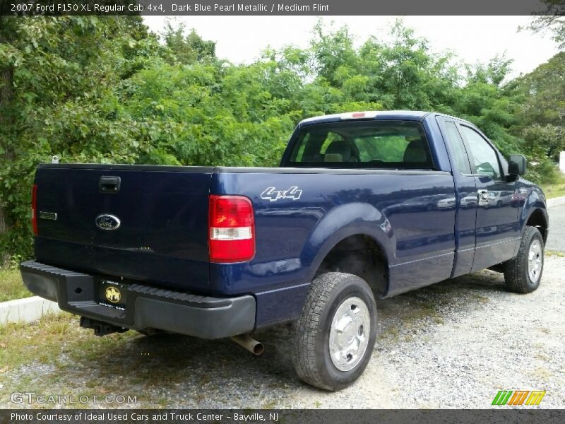 Dark Blue Pearl Metallic / Medium Flint 2007 Ford F150 XL Regular Cab 4x4