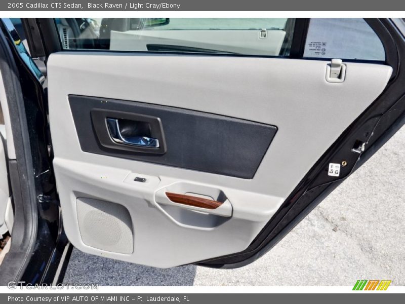 Black Raven / Light Gray/Ebony 2005 Cadillac CTS Sedan