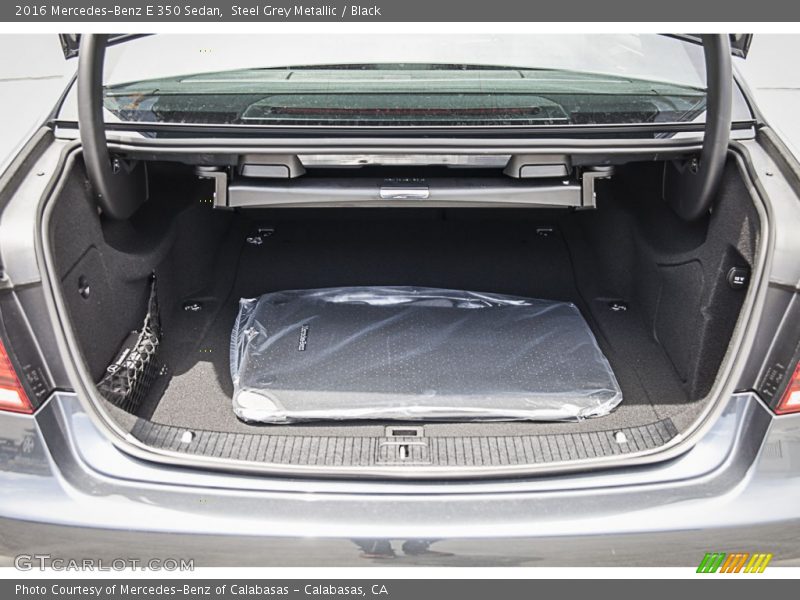 Steel Grey Metallic / Black 2016 Mercedes-Benz E 350 Sedan